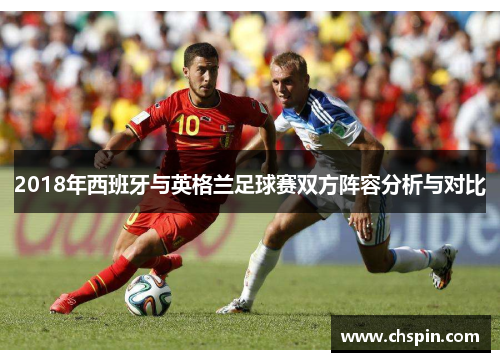 2018年西班牙与英格兰足球赛双方阵容分析与对比